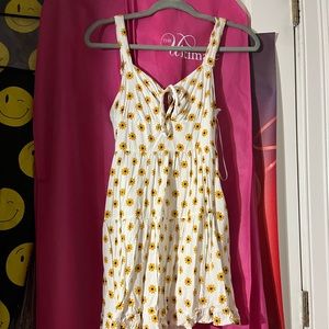 sunflower dress adjustable straps